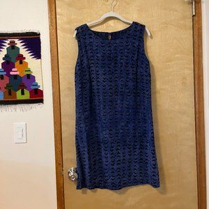 Vintage Indigo Shift Dress
